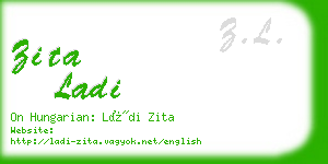 zita ladi business card